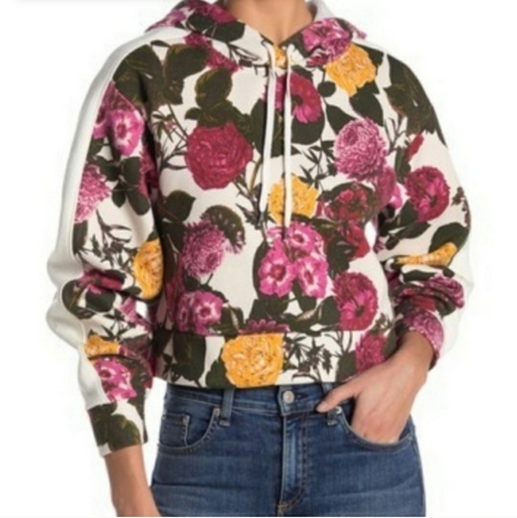 Medium RACHEL by Rachel Roy Floral Hoodie - Picture 1 of 8